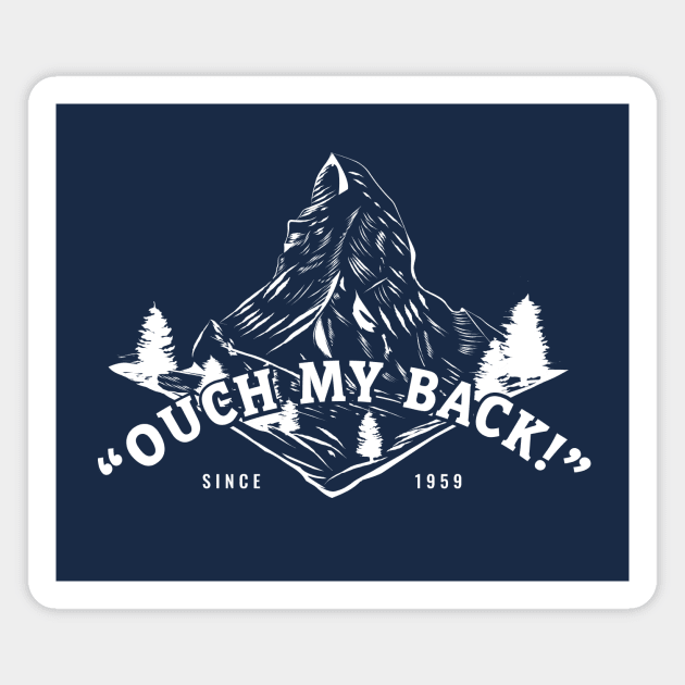 Ouch, My Back! Magnet by Heyday Threads